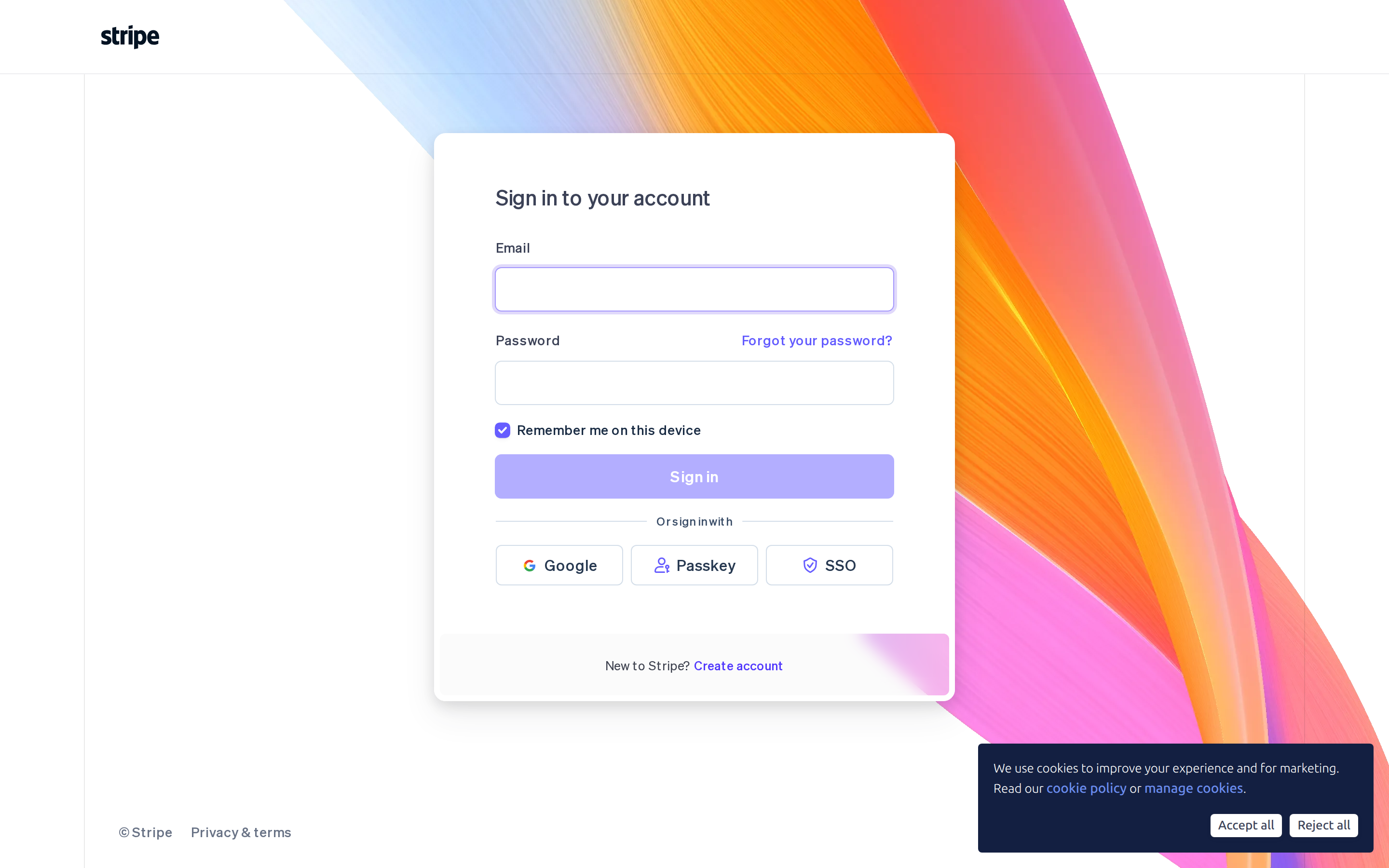 Stripe Dashboard